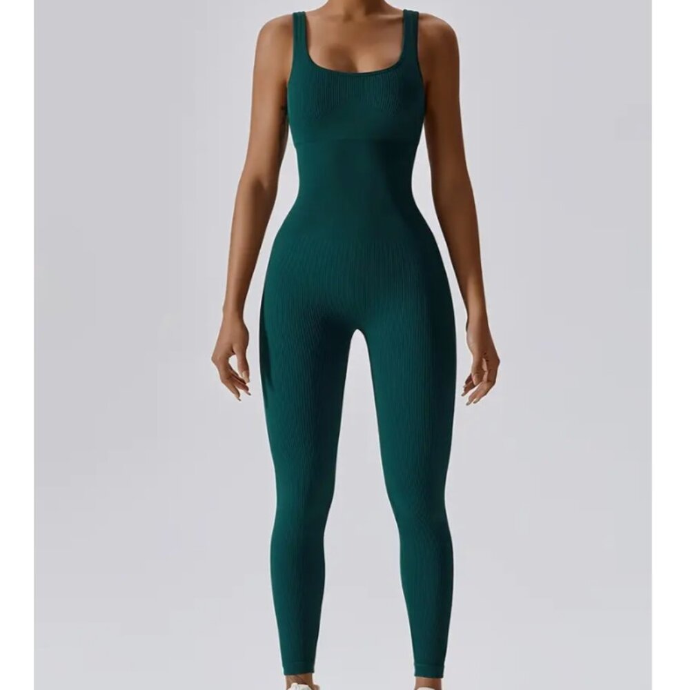 Callie Lives Compression Shapewear Neutral Jumpsuits BROWN Ivory Nude Large XL - Picture 6 of 14